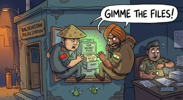 Balochistan police files cyber India China