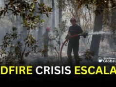 Mass Evacuations As Wildfires Sweep France And Spain