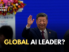 Xi Pitches China As Champion Of New Global AI Order Xi china AI