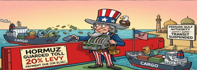 Trump toll Hormuz West Asia Iran