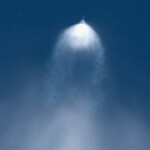 SpaceX's Starship flies during its fifth flight test, in Boca Chica, Texas, U.S., October 13, 2024. REUTERS/Kaylee Greenlee Beal