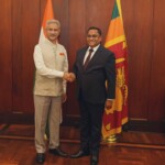 EAM S Jaishankar called on his Sri Lankan counterpart Vijitha Herath. (Courtesy: @DrSJaishankar via X)