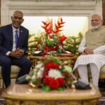 PM Narendra Modi and Maldives President Mohamed Muizzu held comprehensive discussions to further deepen ties. (Courtesy: @MEAIndia via X) india, maldives