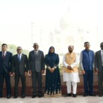 Maldives President Mohamed Muizzu and First Lady visited the Taj Maha, Agra. (Courtesy: @MEAIndia via X)