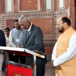 Maldives President Mohamed Muizzu and First Lady visited the Taj Maha, Agra. (Courtesy: @MEAIndia via X)