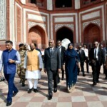 Maldives President Mohamed Muizzu and First Lady visited the Taj Maha, Agra. (Courtesy: @MEAIndia via X)