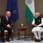 PM Narendra Modi met PM Christopher Luxon of New Zealand, on the sidelines of 21st ASEAN-India Summit. (Courtesy: @MEAIndia via X)