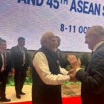 PM Narendra Modi met Australian PM Anthony Albanese, on the sidelines of 21st ASEAN-India Summit. (Courtesy: @narendramodi via X)