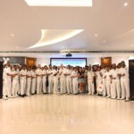 Crew from participating nations interacted over a memorable Indian dinner during #Malabar2024.