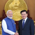 PM Narendra Modi met President Thongloun Sisoulith of Lao PDR in Vientiane. (Courtesy: @MEAIndia via X)