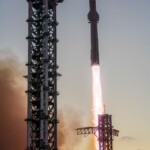 SpaceX's Starship flies during its fifth flight test, in Boca Chica, Texas, U.S., October 13, 2024. (Courtesy: @SpaceX via X)
