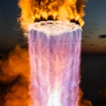 SpaceX's Super Heavy booster lands during SpaceX Starship's fifth flight test, in Boca Chica, Texas, U.S., October 13, 2024. (Courtesy: @SpaceX via X)