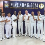 Crew from participating nations interacted over a memorable Indian dinner during #Malabar2024.