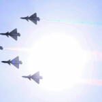 J-10 fighter jets of the Chinese People's Liberation Army (PLA) Air Force's Bayi aerobatic team perform at the China International Aviation and Aerospace Exhibition, or Airshow China, in Zhuhai, Guangdong province, China November 12, 2024. REUTERS/Tingshu Wang