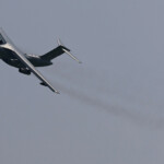 A Y-20 transport aircraft performs at the China International Aviation and Aerospace Exhibition, or Airshow China, in Zhuhai, Guangdong province, China November 12, 2024. REUTERS/Tingshu Wang
