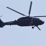 A Z-20 helicopter flies in the sky at the China International Aviation and Aerospace Exhibition, or Airshow China, in Zhuhai, Guangdong province, China November 12, 2024. REUTERS/Tingshu Wang