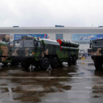 The HQ-19 surface-to-air missile weapon system is displayed at the China International Aviation and Aerospace Exhibition, or Airshow China, in Zhuhai, Guangdong province, China November 14, 2024. REUTERS/Tingshu Wang