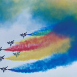 Aircraft of the Chinese People's Liberation Army (PLA) Air Force's Bayi aerobatic team perform at the China International Aviation and Aerospace Exhibition, or Airshow China, in Zhuhai, Guangdong province, China November 14, 2024. REUTERS/Tingshu Wang TPX IMAGES OF THE DAY