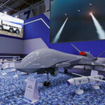 A model of the WJ-700 reconnaissance drone is displayed at the China International Aviation and Aerospace Exhibition, or Airshow China, in Zhuhai, Guangdong province, China November 14, 2024. REUTERS/Tingshu Wang