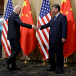 U.S. President Joe Biden meets with China's President Xi Jinping on the sidelines of the APEC Summit in Lima, Peru, November 16, 2024. REUTERS/Leah Millis/Pool