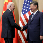 U.S. President Joe Biden meets with China's President Xi Jinping on the sidelines of the APEC Summit in Lima, Peru, November 16, 2024. REUTERS/Leah Millis/Pool
