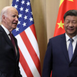 U.S. President Joe Biden meets with China's President Xi Jinping on the sidelines of the APEC Summit in Lima, Peru, November 16, 2024. REUTERS/Leah Millis/Pool