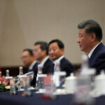 China's President Xi Jinping speaks during a bilateral meeting with U.S. President Joe Biden on the sidelines of the APEC Summit in Lima, Peru, November 16, 2024. REUTERS/Leah Millis