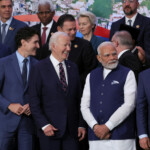 Canada's Prime Minister Justin Trudeau, U.S. President Joe Biden, Prime Minister Narendra Modi and Brazil's President Luiz Inacio Lula da Silva and other world leaders gather for a group photo during the G20 summit in Rio de Janeiro, Brazil, November 19, 2024. REUTERS/Leah Millis/Pool