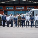 Guyana PM Brig (Retd) Mark Phillips presided over a commissioning ceremony of 2 Indian-made HAL 228-201 aircraft to the Guyana Defence Force (Courtesy: PM Brigadier Mark Phillips via Facebook)