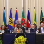 PM Narendra Modi co-chaired the 2nd India-CARICOM Summit, along with PM Dickon Mitchell of Grenada, the current chair of CARICOM. (Courtesy: @MEAIndia via X)