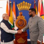 PM Narendra Modi held a bilateral meeting with Guyana President Mohamed Irfaan Ali. (Courtesy: @narendramodi via X)