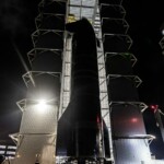 Starship moved to the pad at Starbase in advance of the sixth flight test, November 13. (Courtesy: @SpaceX via X)