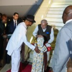 PM Narendra Modi was welcomed by Minister for Federal Capital Territory Nyesom Ezenwo Wike, who presented PM with the ‘Key to the City’ of Abuja. (Courtesy: @MEAIndia via X)
