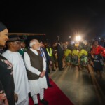 PM Modi arrives to a warm welcome in Nigeria. (Courtesy: @MEAIndia via X)
