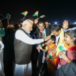 PM Modi arrives to a warm welcome in Nigeria. (Courtesy: @MEAIndia via X)