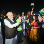 PM Modi arrives to a warm welcome in Nigeria. (Courtesy: @MEAIndia via X)