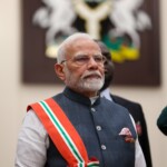 PM Narendra Modi receives the ‘Grand Commander of the Order of the Niger’ Award, Nigeria's highest honour (Courtesy: @MEAIndia via X)