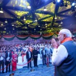 PM Narendra Modi addressed a gathering of the Indian diaspora in Abuja, Nigeria. (Courtesy: @MEAIndia via X)