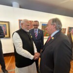 PM Narendra Modi met UN Secretary General António Guterres at the G20 Summit in Rio. (Courtesy: @narendramodi via X)