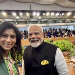PM Narendra Modi met Gita Gopinath, First Deputy Managing Director of the IMF at the G20 Summit in Rio. (Courtesy: @GitaGopinath via X)