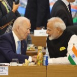 PM Narendra Modi speaks with US President Joe Biden at the G20 Summit in Rio. (Courtesy: @narendramodi via X) narendra modi, joe biden