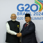PM Narendra Modi held a bilateral meeting with Indonesian President Prabowo Subianto during the G20 Summit in Brazil. (Courtesy: @narendramodi via X)