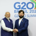 PM Narendra Modi held a bilateral meeting with Chile President Gabriel Boric on the sidelines of G20 Summit in Rio. (Courtesy: @MEAIndia via X)
