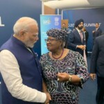 PM Narendra Modi interacted with Ngozi Okonjo-Iweala of WTO on the sidelines of G20 Summit in Rio. (Courtesy: @NOIweala via X)