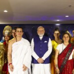 Prime Minister Narendra Modi witnessed a presentation of the Ramayana performed by the students of Vishwa Vidya, a Brazilian organization dedicated to promoting Vedanta and Sanskrit. (Courtesy: @MEAIndia via X)