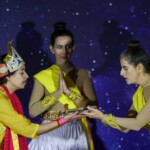 Prime Minister Narendra Modi witnessed a presentation of the Ramayana performed by the students of Vishwa Vidya, a Brazilian organization dedicated to promoting Vedanta and Sanskrit. (Courtesy: @MEAIndia via X)