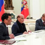 Members of the delegation, led by Indian Defence Minister Rajnath Singh, attend a meeting with Russian President Vladimir Putin in Moscow, Russia December 10, 2024. Sputnik/Sofya Sandurskaya/Pool via REUTERS