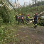 Emergency personnel work to clear the debris after Cyclone Chido swept through Mayotte, France in this screengrab taken from a handout video obtained by Reuters on December 15, 2024. French Civil Security/Handout via REUTERS