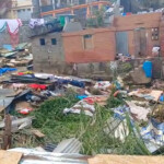 Debris is seen in the aftermath of Cyclone Chido, in Mamoudzou, Mayotte, France, December 15, 2024, in this screen grab obtained from video. John Balloz/via REUTERS