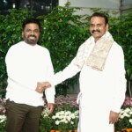 Sri Lankan President Anura Kumara Dissanayake was received by MoS Dr L Murugan as he arrived in New Delhi. (Courtesy: @MEAIndia via X)